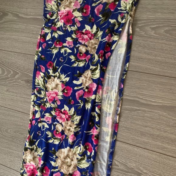 ASOS Petite Bodycon Maxi Dress Floral Print - Picture 6 of 7